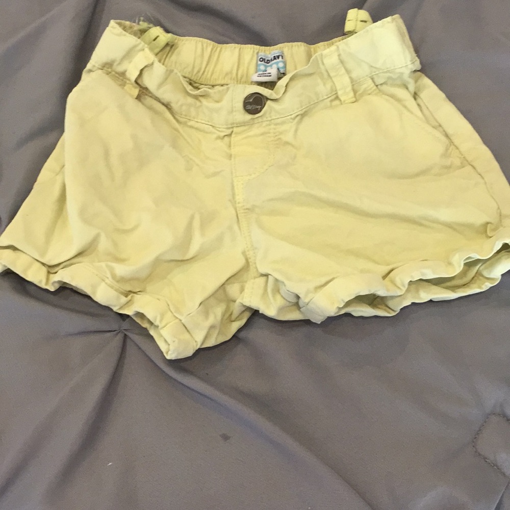 Yellow Old Navy shorts
